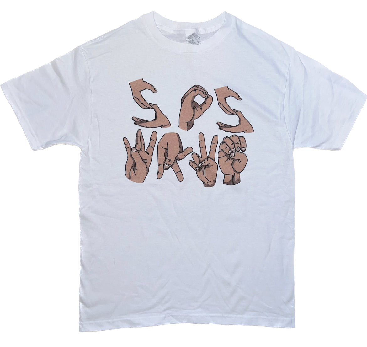 SOS WAVE Sign Language Tee