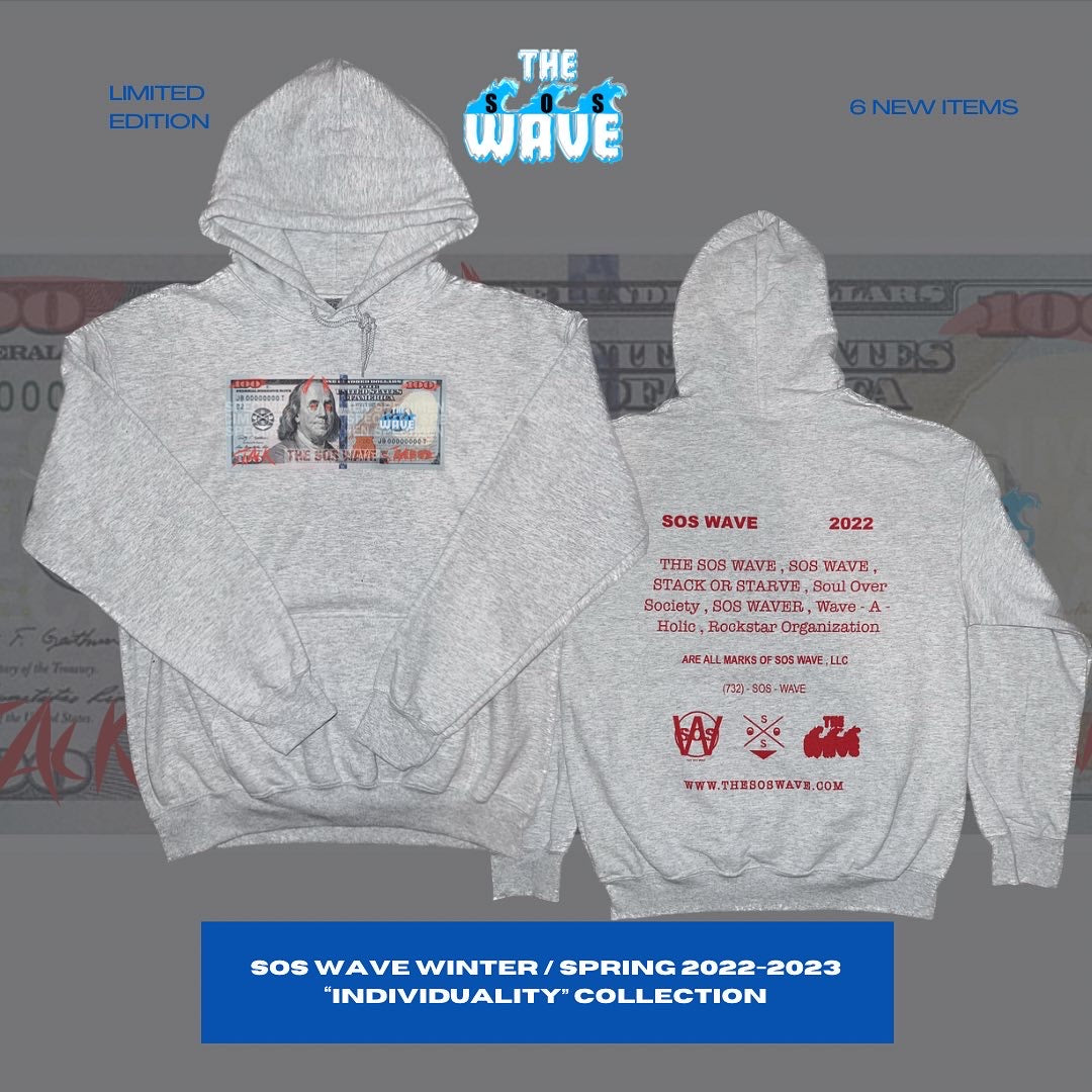 SOS WAVE Money Hoodie